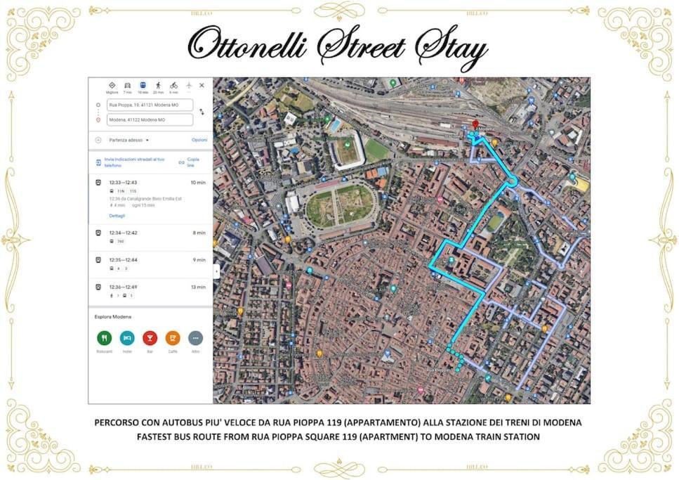 Ottonelli Street Stay- Wifi Fibra Free Tra Storchi & Centro Storico * Módena